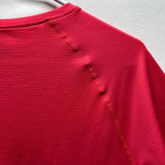 Mondetta Active T-Shirt Women's Large Bright Pink Seamless Fitted Crewneck NWT - Picture 4 of 9